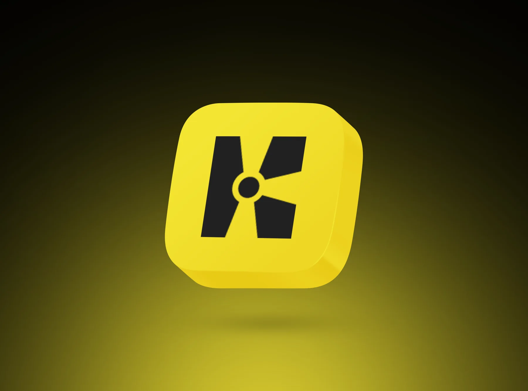 Three-dimensional K33P app icon